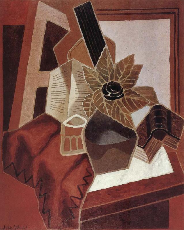 Juan Gris The composition having rose